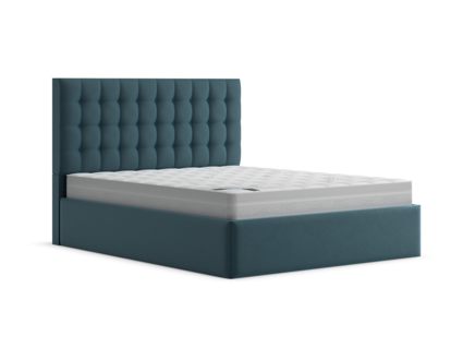 Кровать Lonax Аврора велюр Dolly-17 (с основанием) 180х200