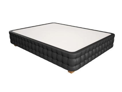 Кровать Mr.Mattress Twin Box экокожа Black 90х195