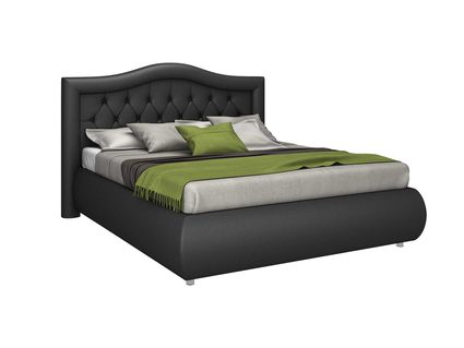 Кровать Sleeptek Premier 6 Экокожа Black (с подъемным механизмом) 140х200