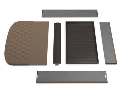 Кровать Lonax Венеция велюр Dolly-1 (с подъемным механизмом) 120х195