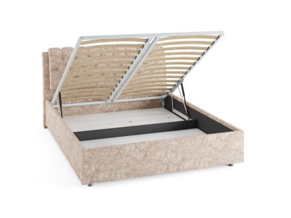 Кровать Сонум Olivia Экокожа Белая (с подъемным механизмом) 80х200