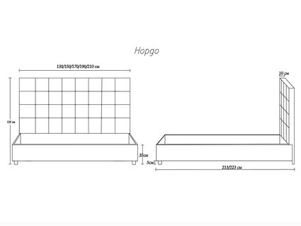 Кровать Димакс Нордо Агат с подъемным механизмом 140х200
