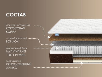 Матрас Димакс Мега Лайт хард 516