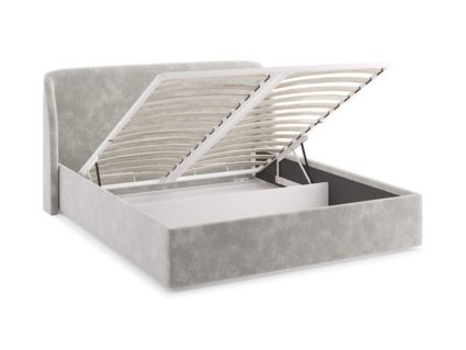 Кровать Сонум Nicole Рогожка Графит (с подъемным механизмом) 90х190