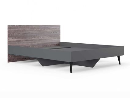 Кровать Сонум Ines Ясень анкор + серый 120х200
