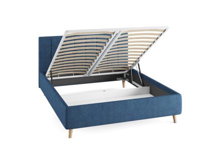 Кровать Сонум Alma Кашемир Серый (с подъемным механизмом) 160х190