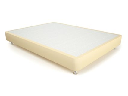 Кровать Mr.Mattress Fine Box экокожа Beige 80х195