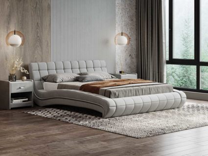 Кровать Сонум Milano Кашемир Бежевый 80х200