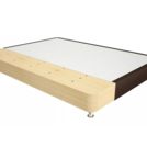 Кровать Mr.Mattress Fine Box экокожа Brown 180х200