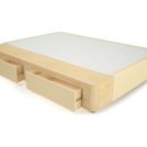 Кровать Mr.Mattress Site Box экокожа Beige 200х200